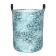 thumbnail image 2 of YFYANG Waterproof Laundry Hamper, Retro Floral Texture Pattern Laundry Basket Oxford Fabric with Handle Foldable, M, 2 of 8