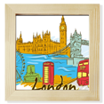 thumbnail image 1 of El Reino Unido Londres Reino Unido Pantalla de escritorio de pared de fotograma cuadrado, 1 of 4