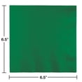 thumbnail image 2 of Party Central 2-Ply Disposable Luncheon Napkins - 6.25" - Emerald Green - Club Pack of 600, 2 of 2