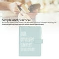 thumbnail image 3 of 100 Envelopes Challenge Binder, Pen Slots Simple Waterproof A5 Savings Binder Card Slots Durable with Cash Envelopes for Travel Blue, 3 of 8