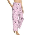 thumbnail image 2 of Xecao Rabbit Face Women's Straight Lounge Pajama Pants: The Epitome of Relaxed Sleepwear, 2 of 9