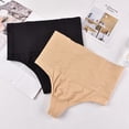 thumbnail image 3 of Pantalones abdominales de cintura media con pantalones moldeadores de huesos, ropa interior sexy con forma de T y triángulo para mujer, 3 of 6