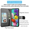 thumbnail image 7 of Galaxy A51 Case, [5G Version] Galaxy A51 Wallet Case,Takfox ID Cash Credit Card Slots Holder Pouch Folio Flip PU Leather Cover Shell Kickstand Detachable Magnetic Hard Case & Lanyard - Black, 7 of 7