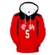 thumbnail image 1 of ¡¡¡Anime Haikyuu!!! Cosplay sudadera voleibol figura uniforme adulto Casual manga larga 3D jerseys Anime JapónKuroo TetsuroS Deng Xun unisex, 1 of 2