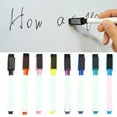 thumbnail image 2 of jangslng 50Pcs Erasable Magnetic Dry Whiteboard Markers Drawing Pen Eraser Stationery, 2 of 7