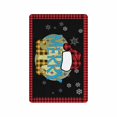 thumbnail image 4 of Merry Xmas Door Mat Christmas Welcome Mats Outdoor Indoor Entrance Floor Mat Anti-Slip Holiday Christmas Decorations for Outside Famhouse Decor，24 x 16 Inch 30x 18 Inch, 4 of 5