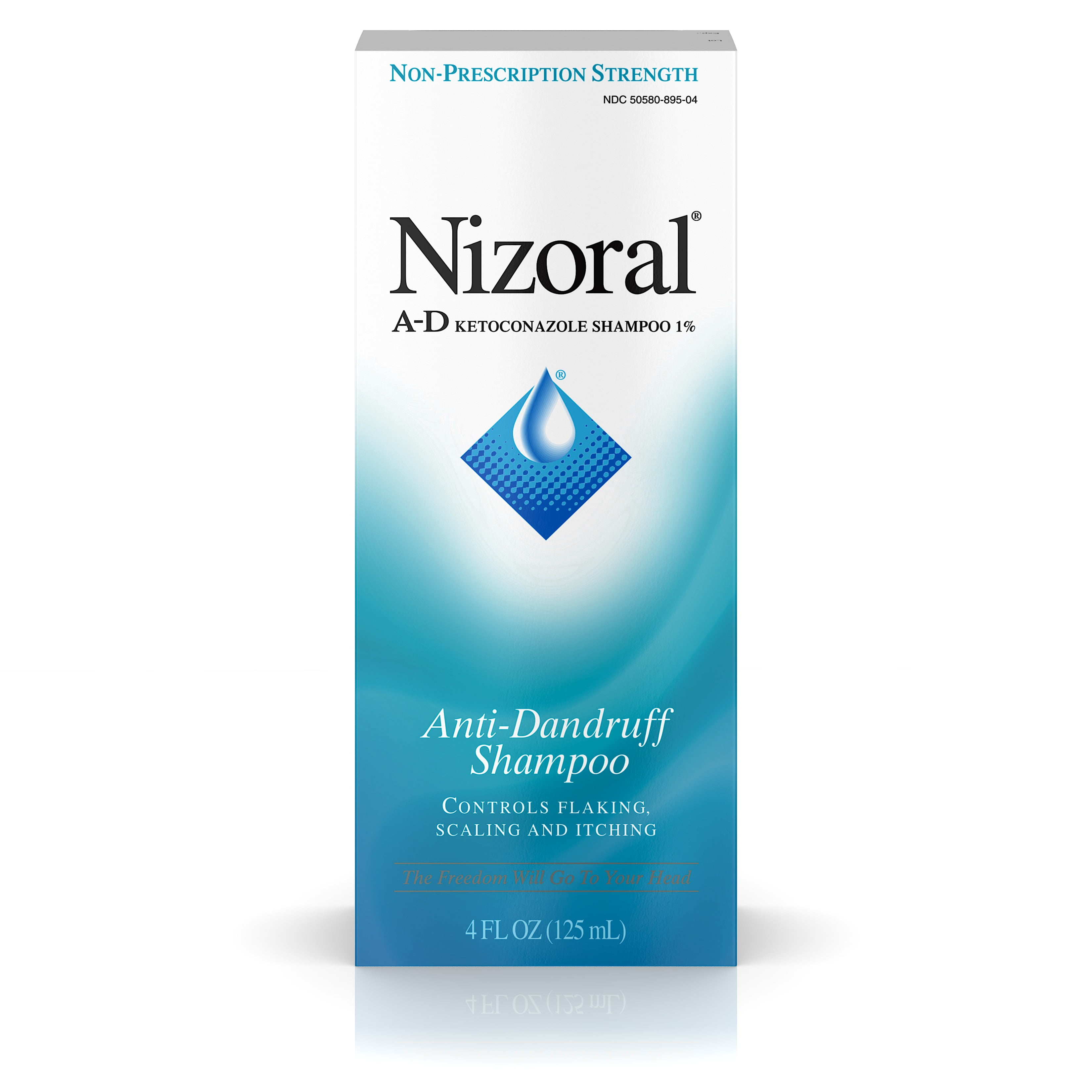 Nizoral A-D Anti-Dandruff Shampoo, 4 Oz - Walmart.com - Walmart.com