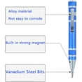 thumbnail image 2 of Treedix 8-in-1 Pen Screwdriver Multi-function Tool Kit Handy Tools Repair Tool（Black，Red，Blue，Orange）, 2 of 5