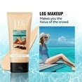 thumbnail image 5 of Leg Makeup Waterproof with Brush, No Transfer Body Concealer, Coverage Body Concealer for Legs, Long-Term Body Foundation Make-up Uniform Skin Skin Moisturizing Leg Cream, 100ML (#3), 5 of 9
