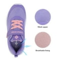 thumbnail image 2 of Kids Sneakers Girls Boys Running Shoes Outdoor Indoor Sports Athletic Shoes Dream Pairs CONTACT-K PURPLE/PINK Size 1, 2 of 5