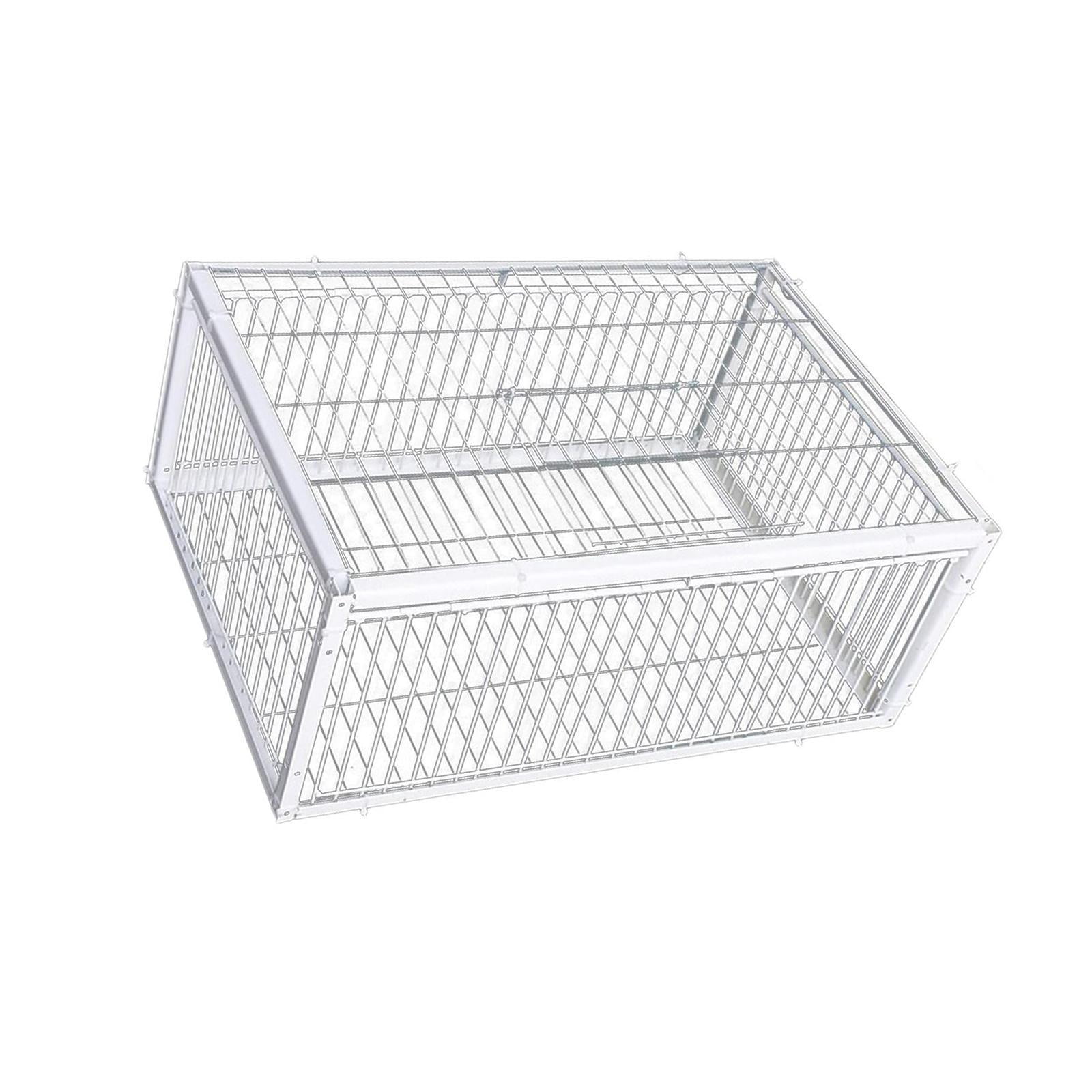 TOOYFUL Bird Cage, Animal Cage, Metal Wire Cage, Pigeon Stable, Automatic Pigeon Collection for Garages, Meat, Pigeons, Farms, Orchards, Chickens , 4 Entry