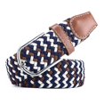 thumbnail image 3 of Ceinture en Toile pour Femmes Ceinture Extensible Multicolore Jeans Décontractés Ceintures Élastiques, 3 of 5