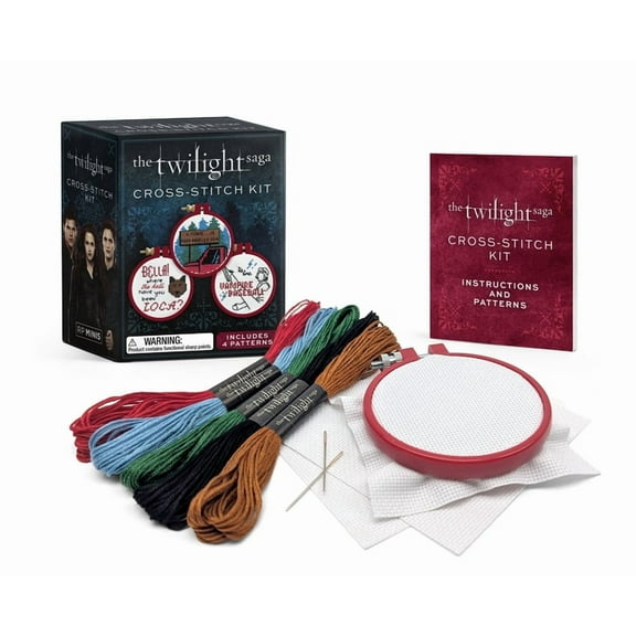 Rp Minis The Twilight Saga Cross-Stitch Kit: Includes 4 Patterns, (Paperback)