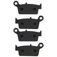 thumbnail image 3 of Niche Rear Brake Pad Set for Suzuki DRZ400 Organic Motorcycle 2 Pack 519-KPA2484D, 3 of 5
