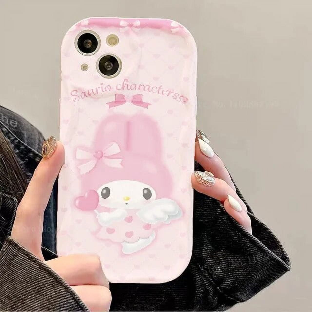 Cartoon Kuromi Hello kitty Purin Soft TPU Case For iPhone 15 14 13