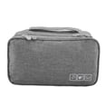 thumbnail image 4 of Uadme Bolsa De Almacenamiento De Viaje,Organizador De Almacenamiento De Viaje Portátil,Ropa Interior Impermeable,Bolsa Para Calcetines,Funda USB Para Viaje De Negocios(Gris), 4 of 5