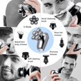 thumbnail image 3 of Er na Rechargeable Powerful Beard Hair Electric Shaver For Men Body Trimmer Facial Grooming Kit Electric Razor Balde Shaving Machine, 3 of 21