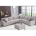 thumbnail image 2 of Flexible Combination Modular Sectional Sofa Charcoal, 2 of 10