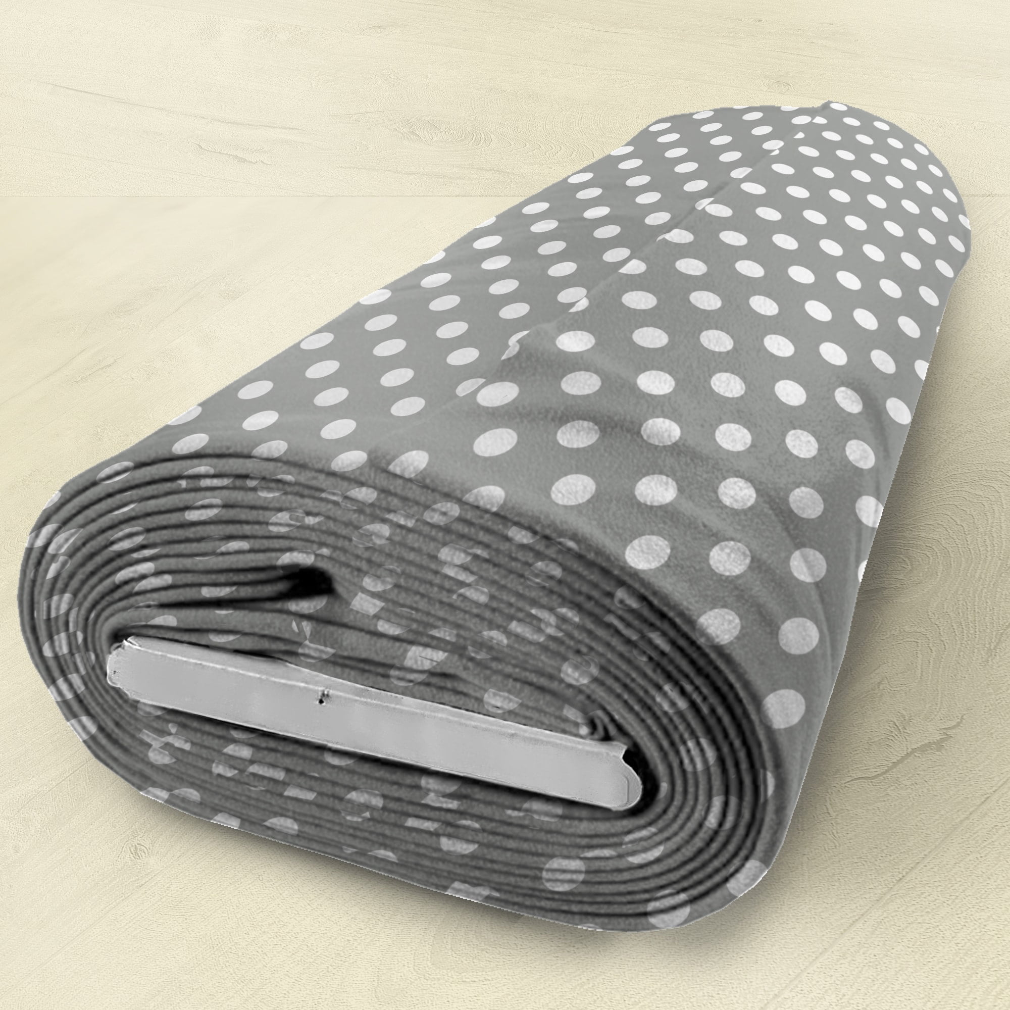 Mainstays 58" 100 Polyester Fleece Polka Dots Sewing & Craft Fabric ,8