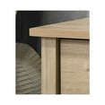 thumbnail image 6 of Celeste 20"W Light Oak Finish Engineered Wood 1-Drawer Nightstand Bedside Table, 6 of 7