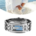 thumbnail image 1 of Mens LED Digital Watch FASHIONABLE BLUE BACKLIGHT QUARTZ TIMEPIECE FOR OUTDOOR PARTIES Mens Binary Watch  Watch Binary Watch Men Mens Binary Wristwatch Digital LED Watch, 1 of 7