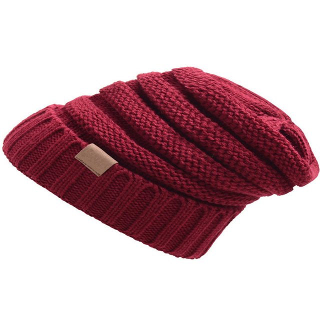 YOPTOP Bonnet d'Hiver Ample et Chaud pour Femmes, Tricoté, Taille Unique