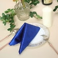 thumbnail image 3 of BalsaCircle 100 Pieces 20" x 20" Royal Blue Premium Velvet Napkins Linens, 3 of 8