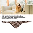 thumbnail image 4 of Pañuelo Para Perro Patrón De Leopardo Pañuelos Para Perros Accesorios Para Perros Algodón Duradero Baberos Para Perros Bufanda Plegable Portátil Pañuelos Para Mascotas Para, 4 of 8