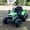 GREEN, variant on 24V Ride-On Tractor for Kids with Detachable Trailer, 400W Dual Motors, Parent Remote, Spring Suspension, Bluetooth, USB and LED Headlights