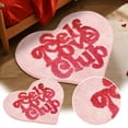 thumbnail image 1 of Oliegs Boxbollen Cute Hot Small Area Rugs For Bedroom Bathroom Living Room College Dorm Aesthetic Heart Shaped Modern Preppy Rug Funky Bath Mat Soft Shaggy Bathroom Rugs Non Slip Washable Walking, 1 of 5