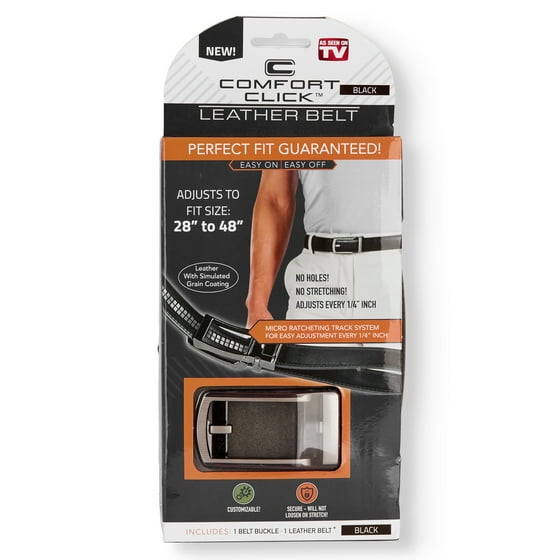 Comfort Click Men's Comfort Click Perfect Fit Adjustable Belt As