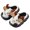 C-Black, variant on Toddler Boys Girls Animal Slippers Warm Plush Fuzzy Cute House Shoes Little Big Kids Memory Foam Indoor Outdoor Shoes