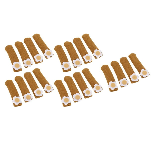 20 Uds Protectores de Suelo para Patas de Sillas Cubiertas Gruesas para Pies de Mesa Cubiertas Elásticas para Encuadernación de Boca Cubiertas para Patas de Sillas Juego de ANGGREK Otros