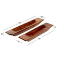 thumbnail image 2 of DecMode 27", 24"H Contemporary Wood Tray, Brown, 1 - Piece, 2 of 7