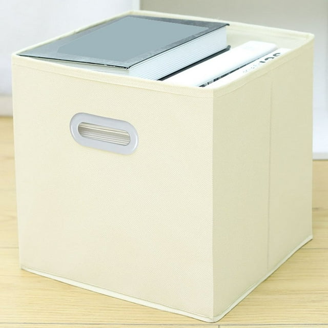 Boîte de Rangement pour Jouets avec Poignée Pliable en Tissu Non Tissé pour Maison Garde-Robe Placard