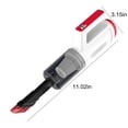 thumbnail image 3 of Aspiradora de Mano | Aspiradora Portátil Inalámbrica para Coche con Succión Fuerte de 8000PA | Uso en Seco y Mojado | Recargable 120W | Ligera | Filtro Lavable | 1 Unidad | Blanco | 11"x3", 3 of 8