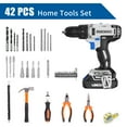 thumbnail image 5 of Ninouko 20-Volt Cordless Electric  1/2-inch Drill and Impact Driver Combo Kit  2Ah Lithium-Ion Battery, 5 of 6