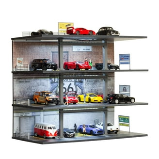 Diorama 1/64 Diecast Garage Model with LED Lighting, City Repairs