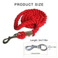 thumbnail image 5 of Cotton Horse Leading Rope with Swivel Buckles Equestrian Rein Competition Halters, 5 of 17