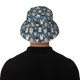 thumbnail image 5 of Balery Winter Animal Friends Sombreros para el sol para hombre y mujer, sombrero de pescador con UPF 50+, 5 of 6