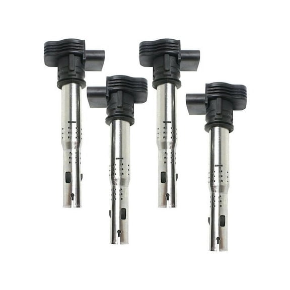Ignition Coil Kit - Compatible with 2009 - 2017 Volkswagen Tiguan 2.0L 4-Cylinder 2010 2011 2012 2013 2014 2015 2016