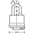 thumbnail image 2 of Master Lock Padlock 312TRI - Multicolor - 3 Pack, 2 of 2