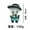 Vert lolita, variante sur Jouet en Peluche Touhou Peluche Lolita Mignonne Figurine d'Anime Poupée en Peluche pour Fans Collection Cadeaux d'Anniversaire
