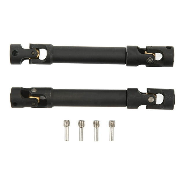 1 par RC eje de transmisión de acero ajustable coche trepador de control remoto piezas de mejora para Axial SCX10 1/10 RC coche de escalada