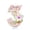 C, variant on Numeral Birthday Candles, Cute Dinosaur Theme Smokeless Non-Toxic Wax Cake Topper for Boys 1st Birthday Party Celebration Supplies, I