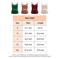thumbnail image 4 of Deago Women's Silk Satin Camisole Cowl Neck Tank Tops Sleeveless Adjustable Spaghetti Strap Cami Summer Basic Shirt Blouse, 4 of 9