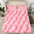 thumbnail image 2 of Feelyou Princess Bowknot Kids Twin Sheet Sets, Dreamy Fairy Style Bedding, 3pcs, 2 of 7