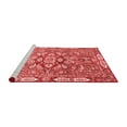 thumbnail image 2 of Ahgly Company Machine Washable Indoor Square Geometric Red Traditional Area Rugs, 8' Square, 2 of 4