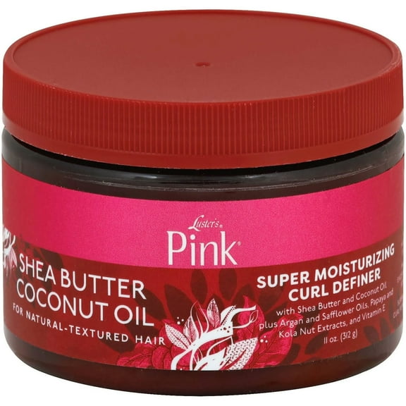 Luster's Pink Shea Butter Coconut Oil Super Moisturizing Curl Definer, 11 Oz