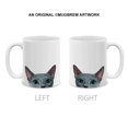 thumbnail image 2 of WIRESTER 11 Oz Ceramic Tea Cup Coffee Mug, Russian Blue Cat, 2 of 7